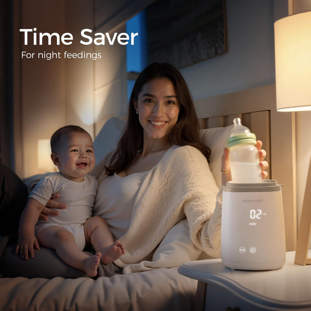 Momcozy Bottle Warmer compact design fitting small spaces