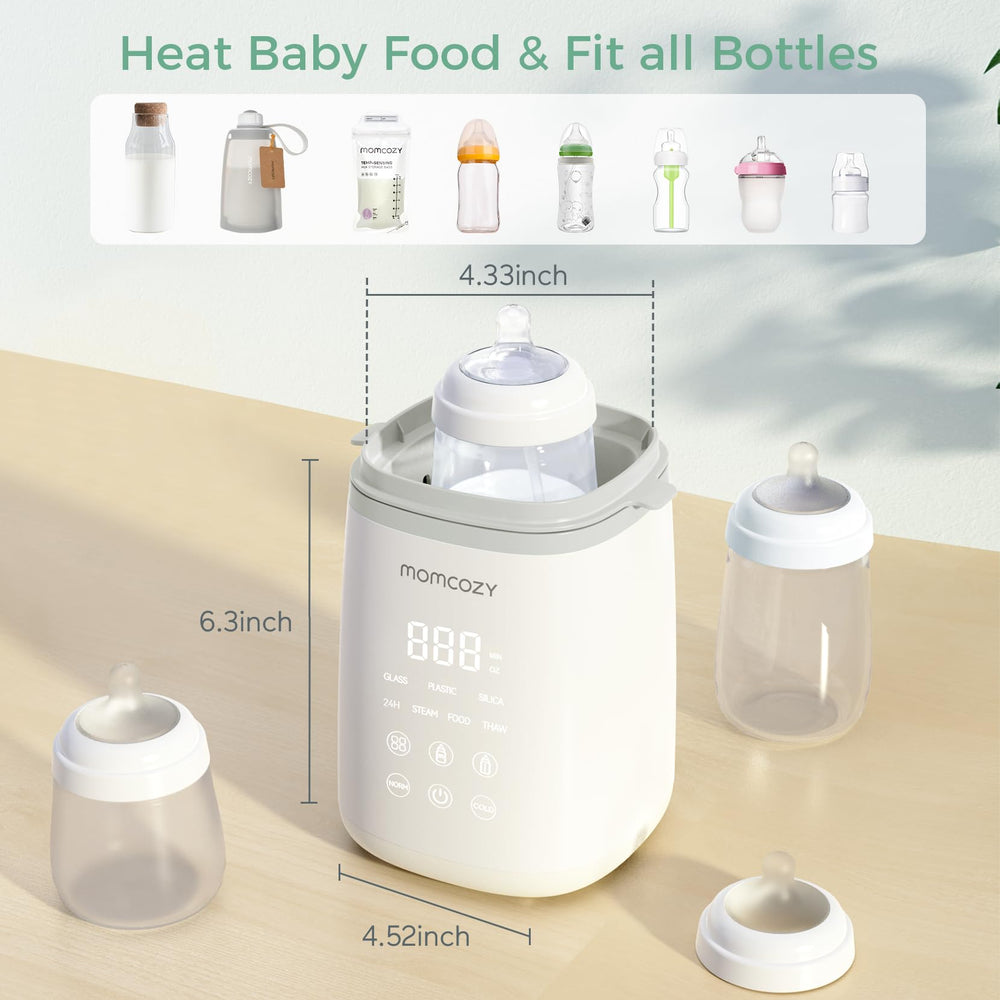 Momcozy Bottle Warmer no lid needed for easy heating