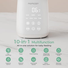 Momcozy Bottle Warmer thaw function quickly warms frozen milk.