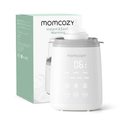 Momcozy Bottle Warmer with water-bath heating for gentle, even warming of bottles