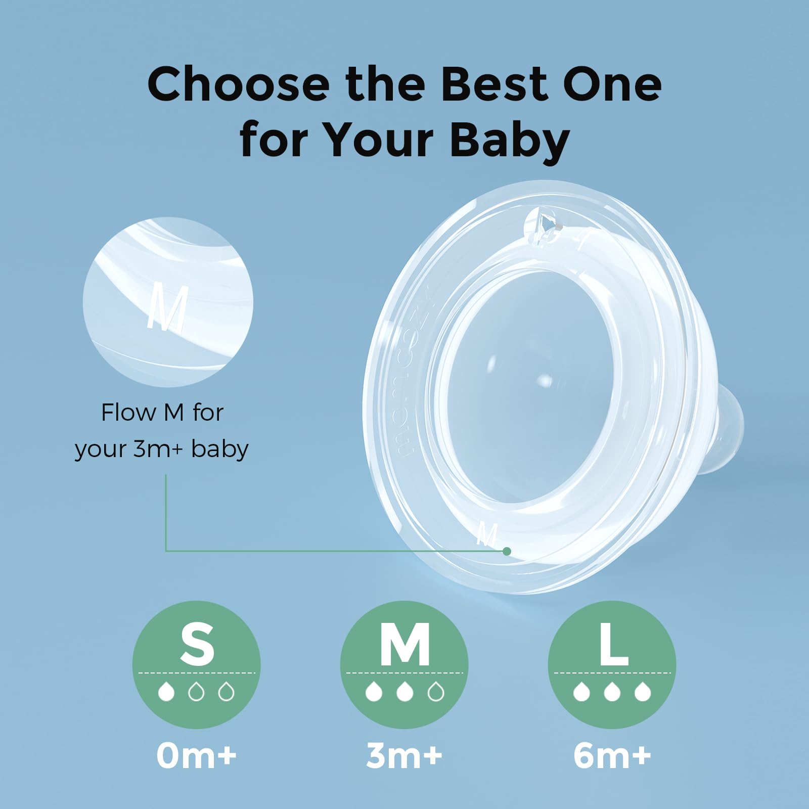 Momcozy BPA-free nipple silicone ensures safe, reusable feeding accessories.