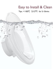 Momcozy BPA-free silicone flange ensures safe, comfortable pumping.