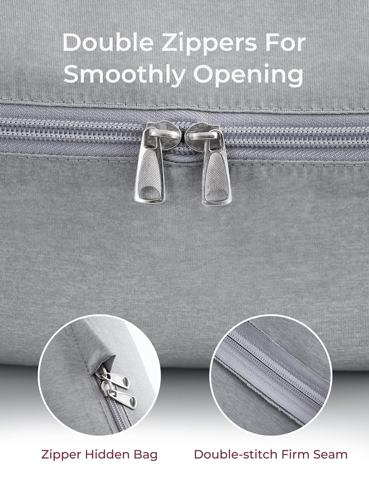 Momcozy brand logo on pillow packaging for easy identification