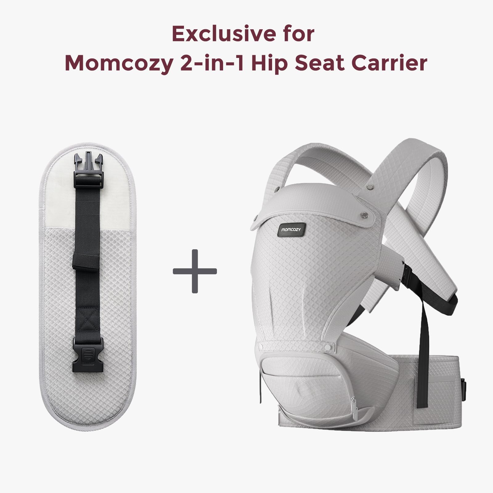 Momcozy fabric is skin-friendly polyester, breathable for comfortable all-day wear.