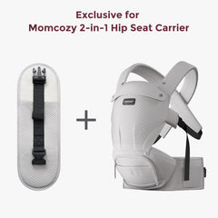 Momcozy fabric is skin-friendly polyester, breathable for comfortable all-day wear.