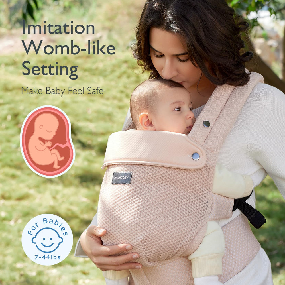 Momcozy Breathable Mesh Carrier lightweight design for all-day wear
