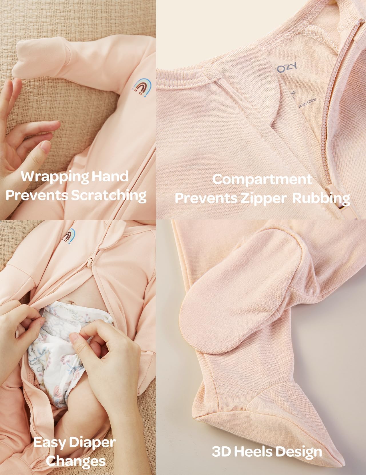 Momcozy breathable viscose keeps air flowing and dampness manageable.