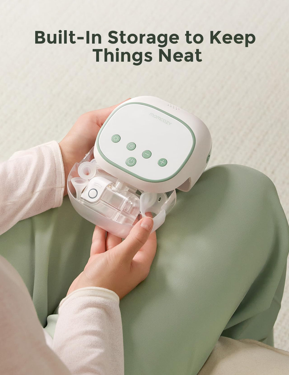 Momcozy BreezyClear Pro cleaning kit included for easy maintenance