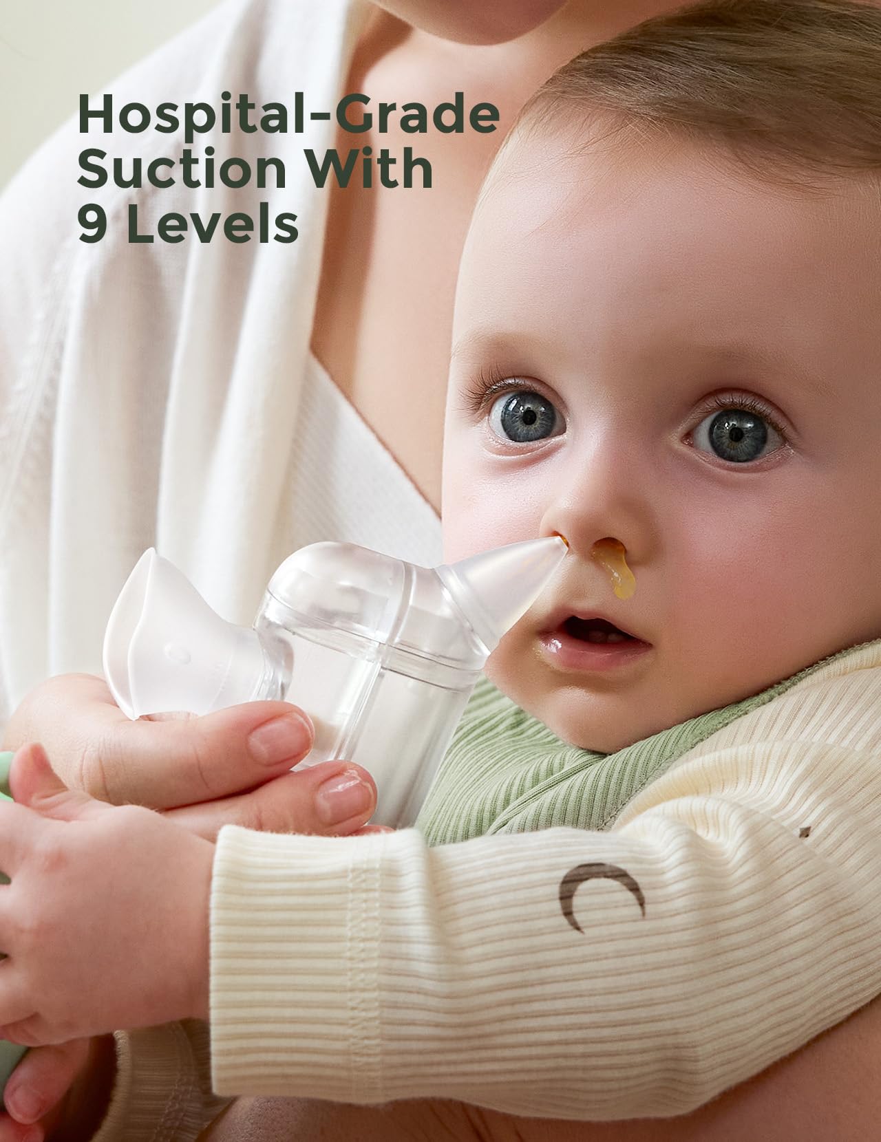 Momcozy BreezyClear Pro soft silicone tips sized for different ages
