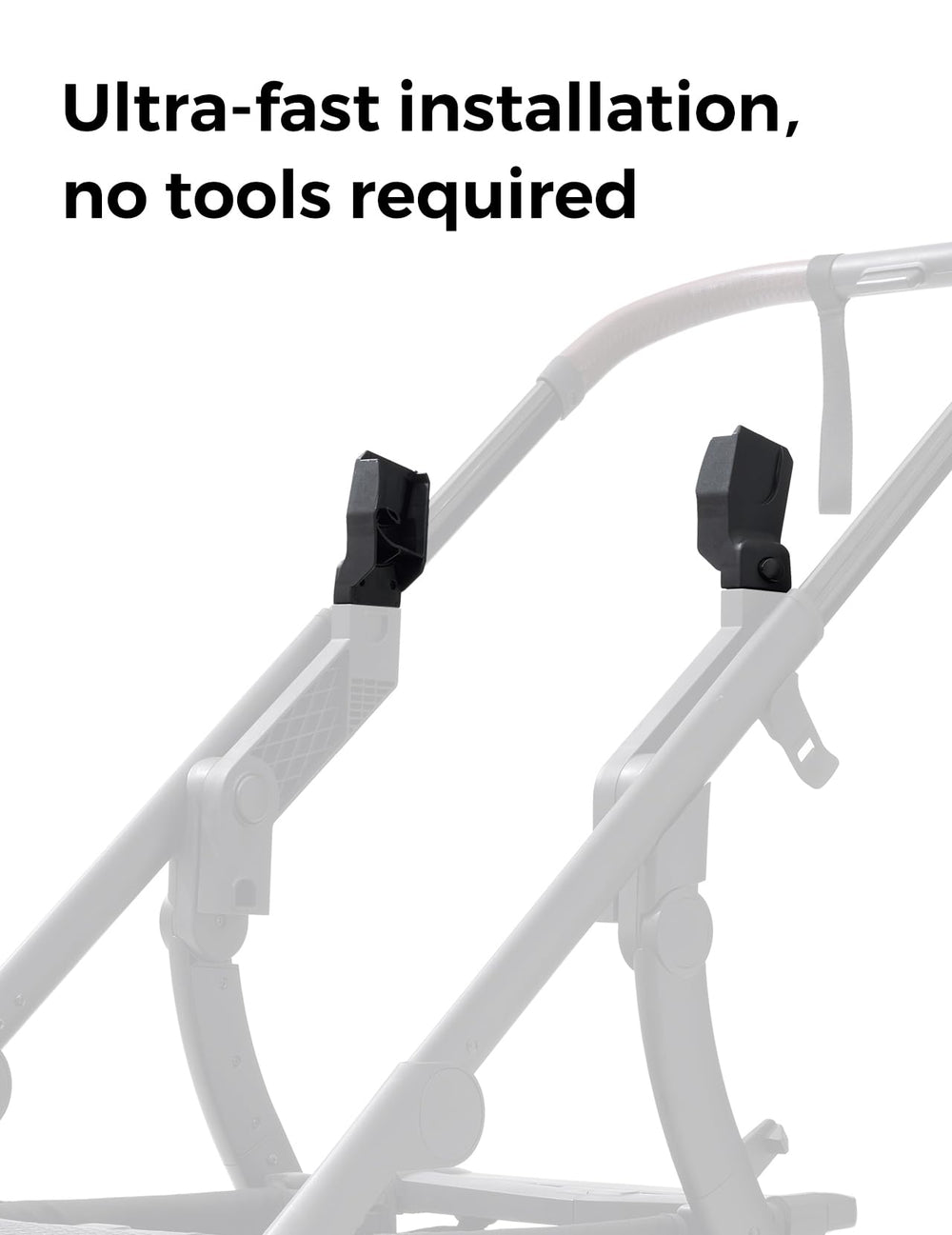 Momcozy ChangeGo adapter with Maxi Cosi Mico Plus enables newborn mobility