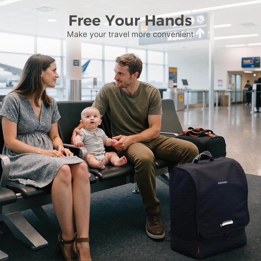 Momcozy ClickGo-compatible travel bag supports major stroller brands.