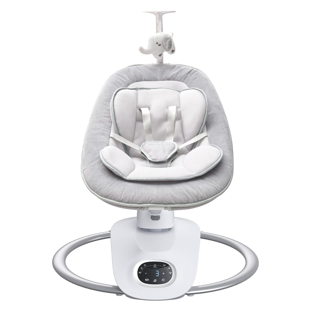 Momcozy CocoSway remote control for easy, hands-free operation during baby's swing.