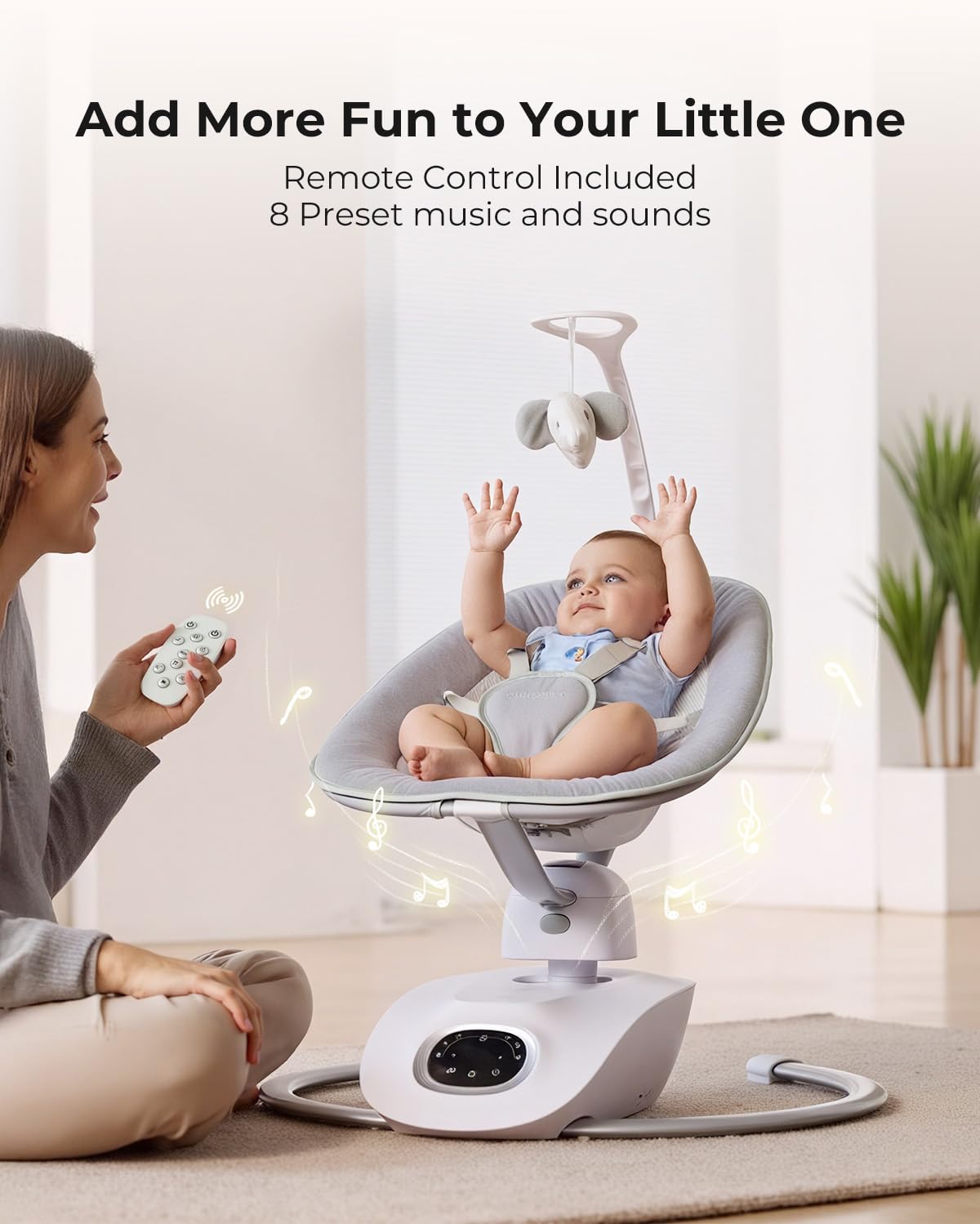 Momcozy CocoSway operates quietly with breathable interior