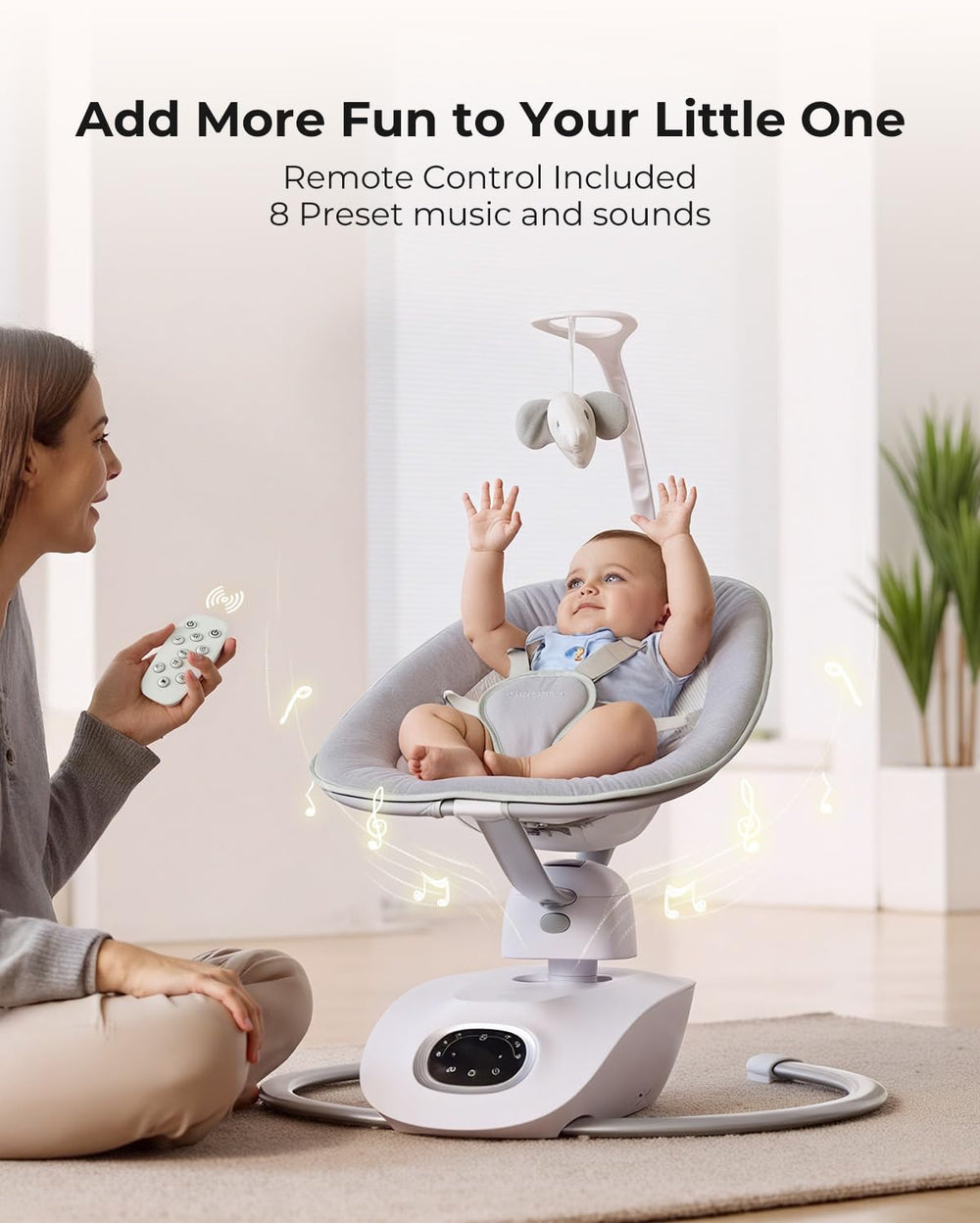 Momcozy CocoSway operates quietly with breathable interior