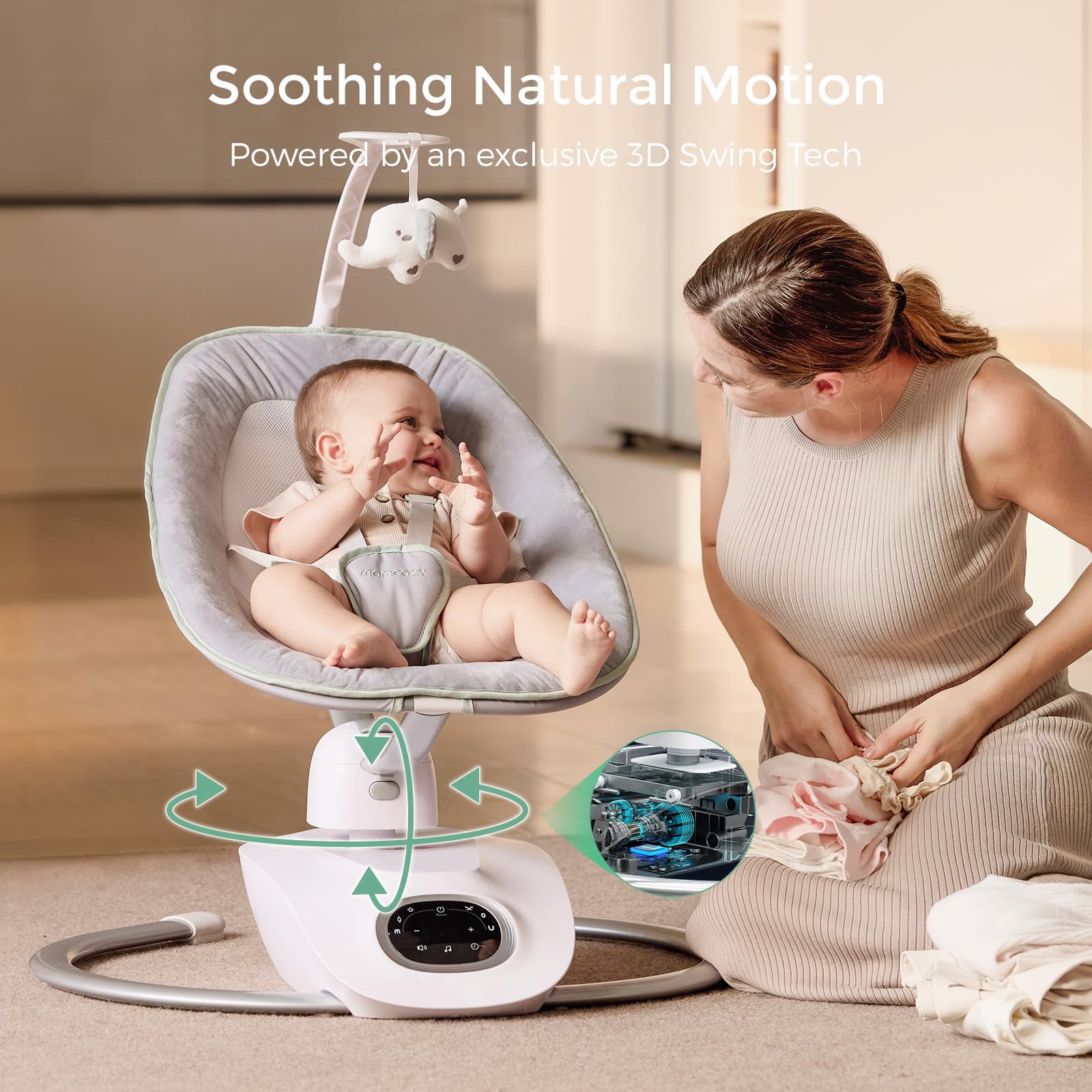 CocoSway showcases 3D motion technology for varied baby comfort
