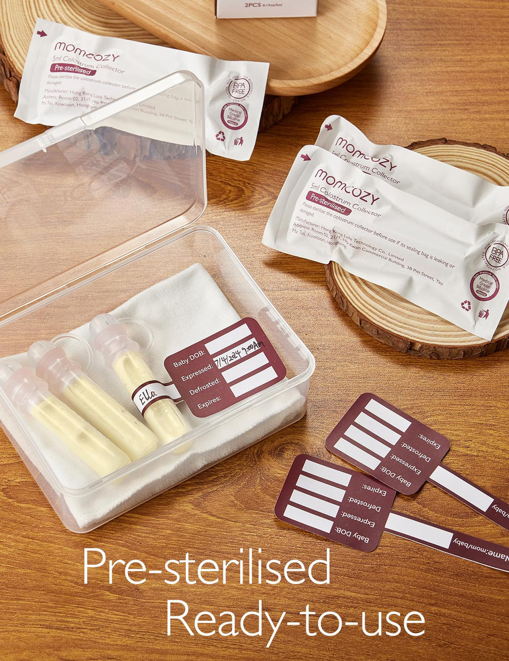 Nib removal option shown for direct collection without the nib.