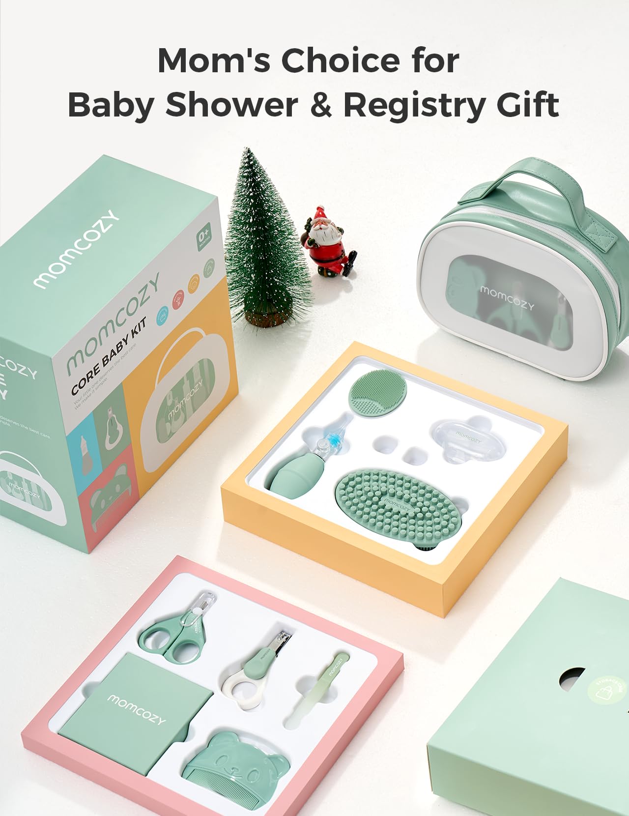 Momcozy Core Baby Kit finger toothbrush for teeth and tongue cleaning