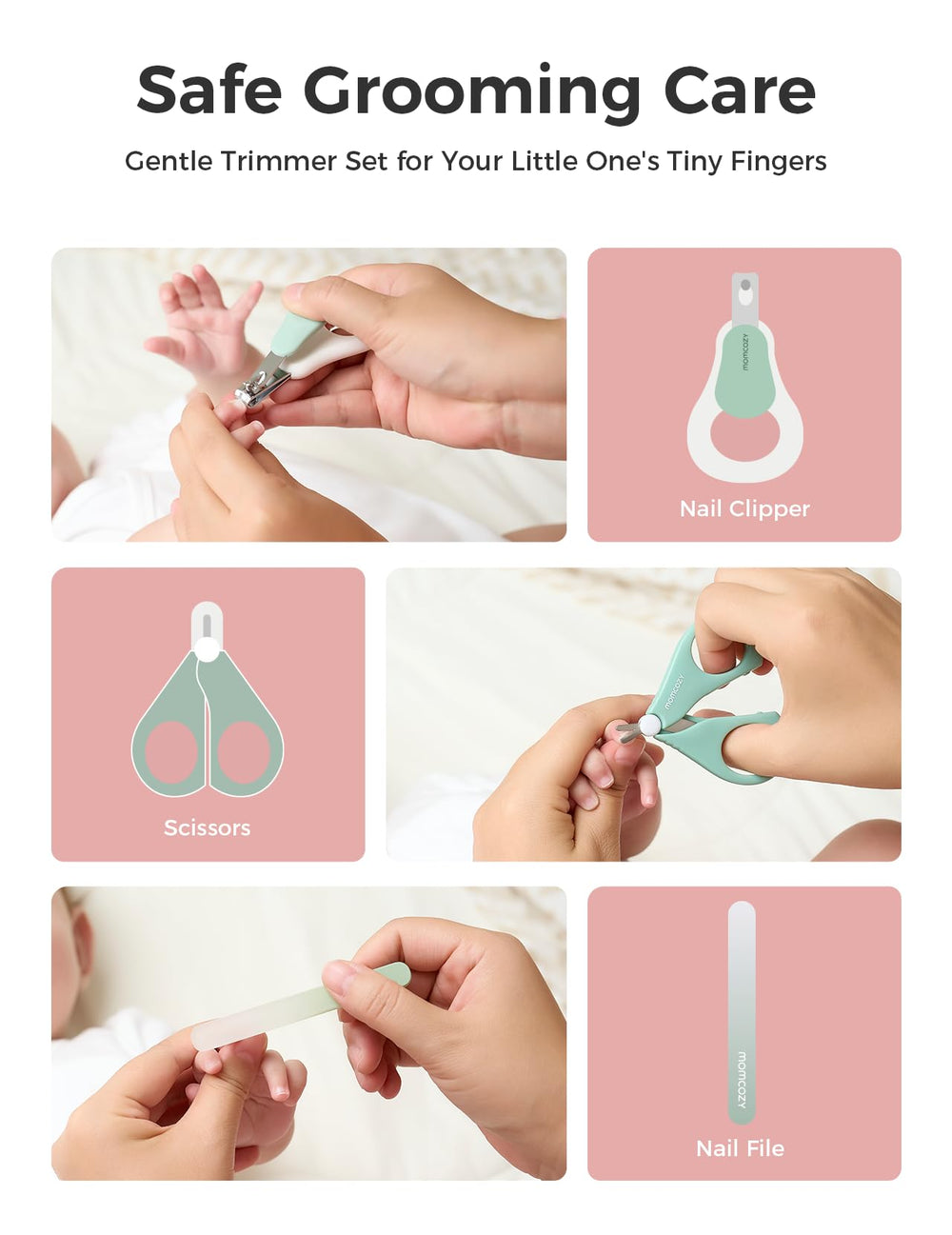 Momcozy Core Baby Kit gas relief tubes for soothing gas discomfort