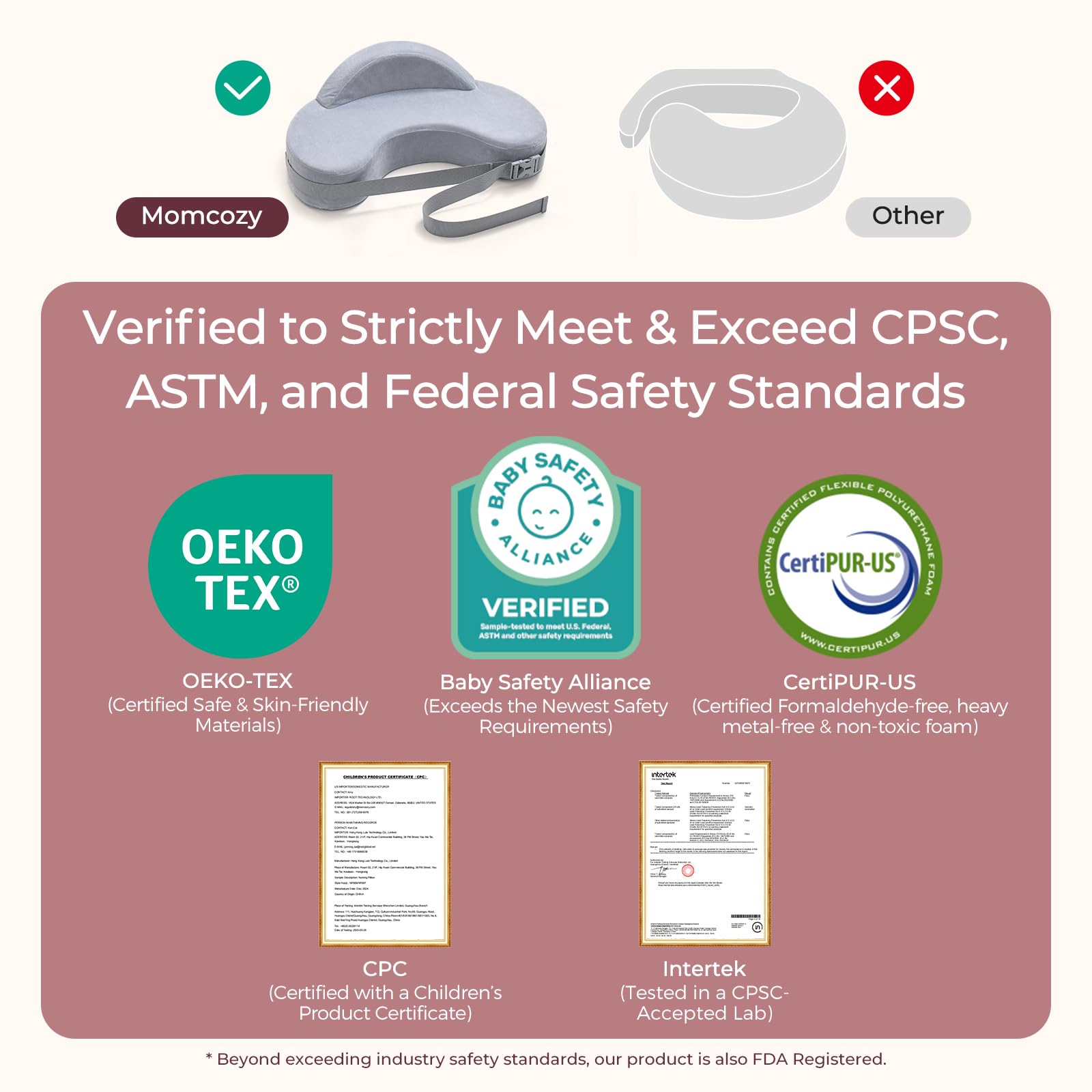 Care guidance for CozyPro with removable cover and core protection