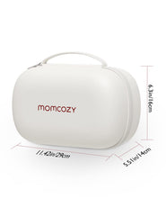 Momcozy detachable molded tray stabilizes two pumps during transport
