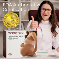 Momcozy disposable nursing pads arranged for discreet absorption