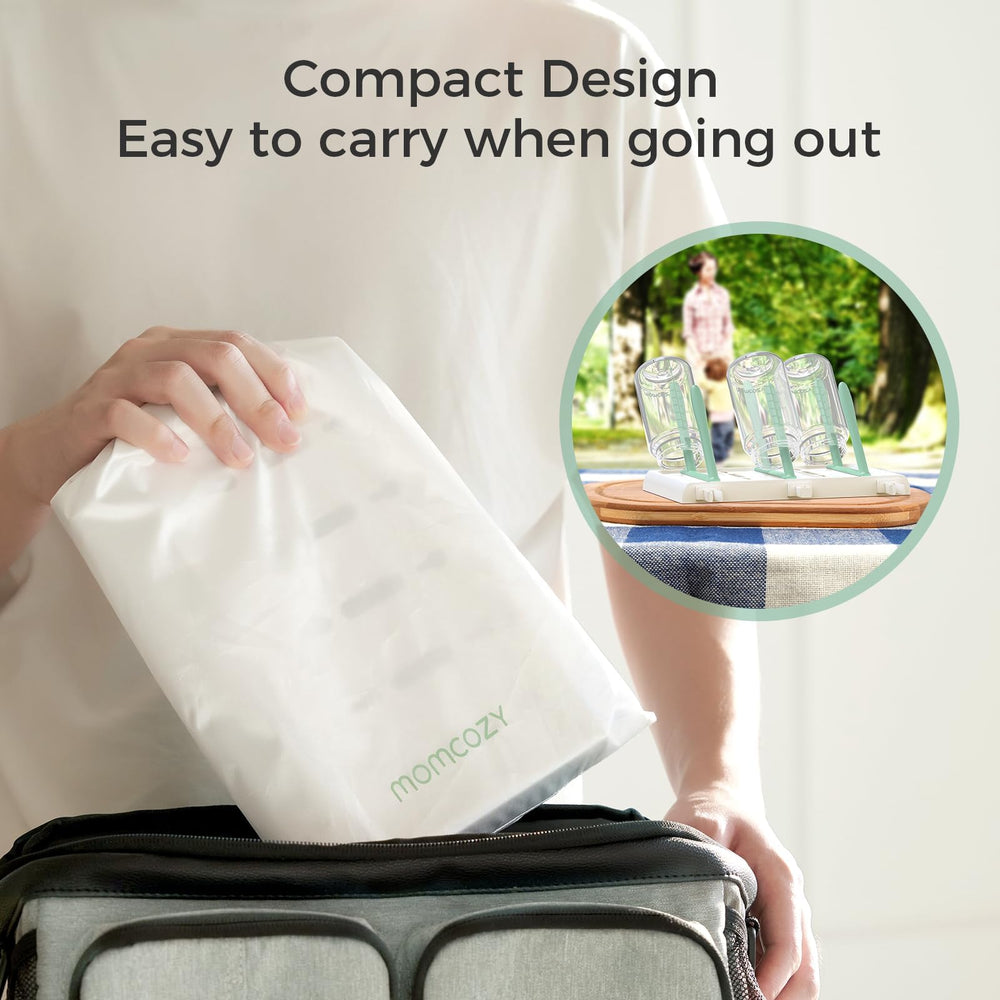 Momcozy ventilated backboard helps air circulate for quicker drying