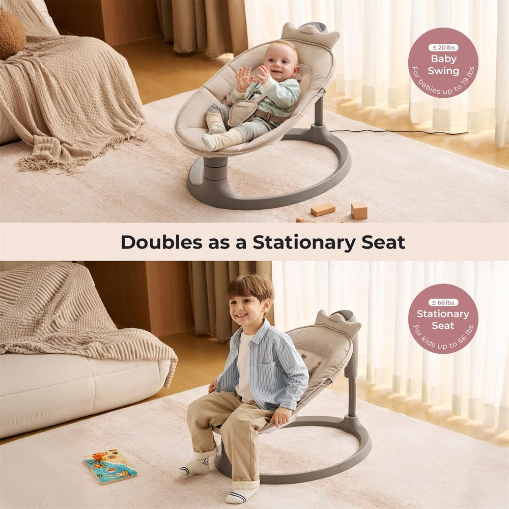 Momcozy dual-arm stability system provides a sturdy frame.