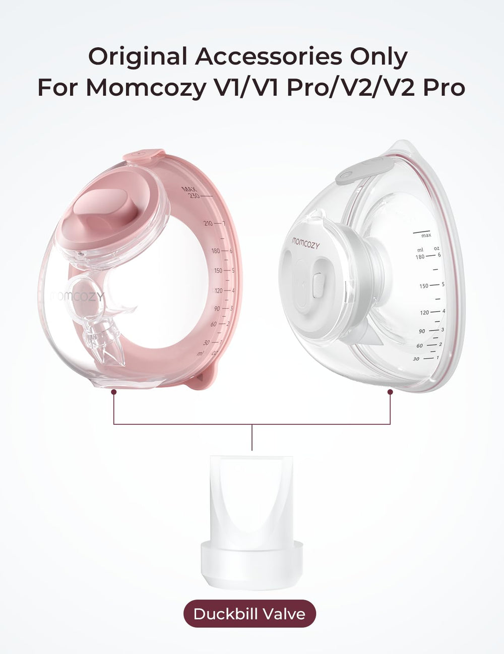 Momcozy duckbill valve for V1 Pro, quick replacement and reliable performance