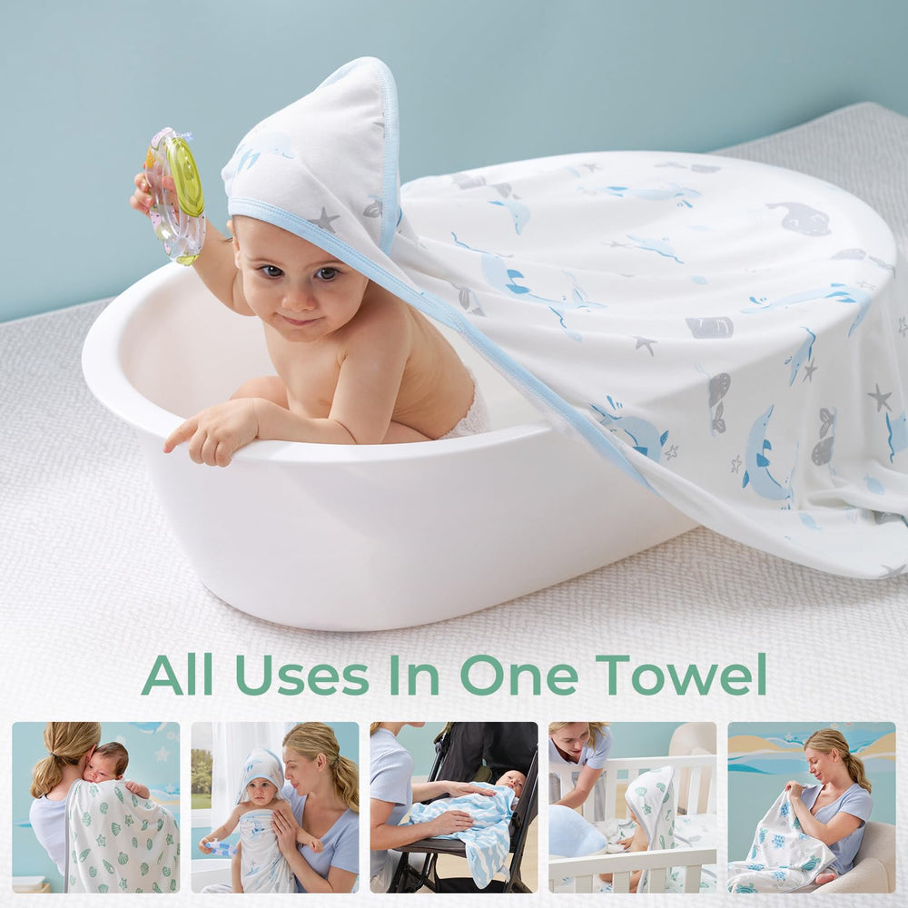 Momcozy easy-care towel, machine washable for busy families.