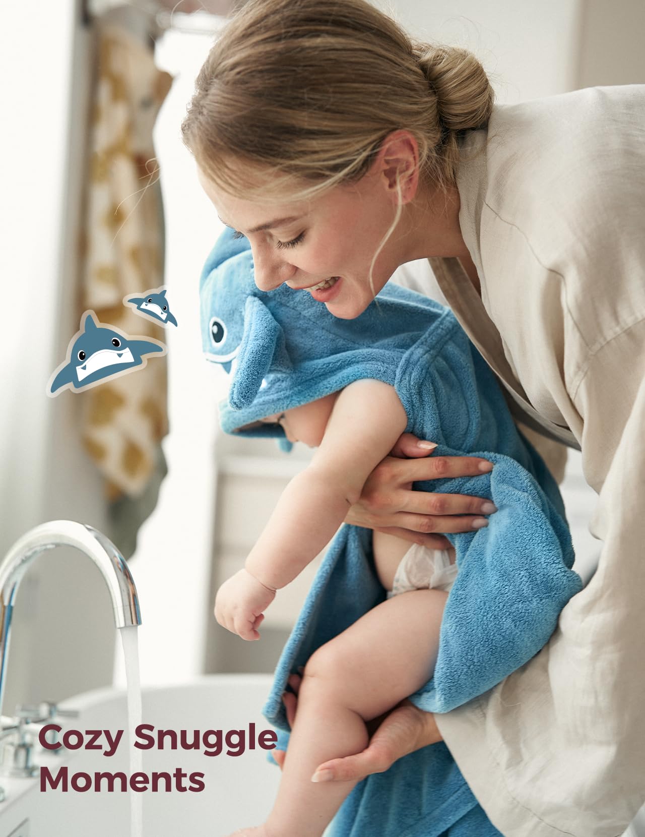 Momcozy easy-care towel is machine washable and quick-drying