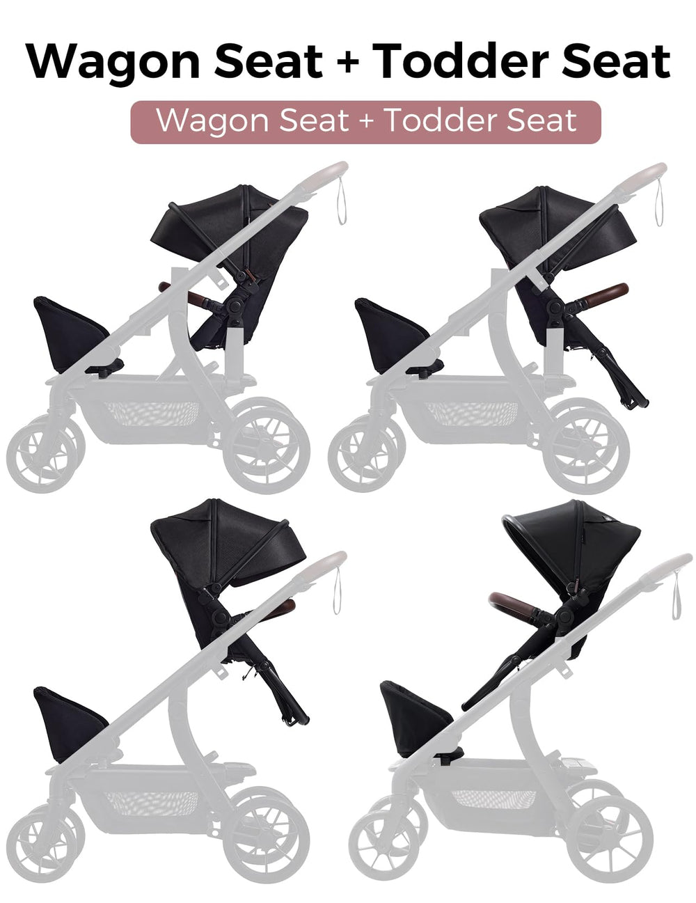 Momcozy stroller-to-wagon seat supports breathable, comfortable rides.