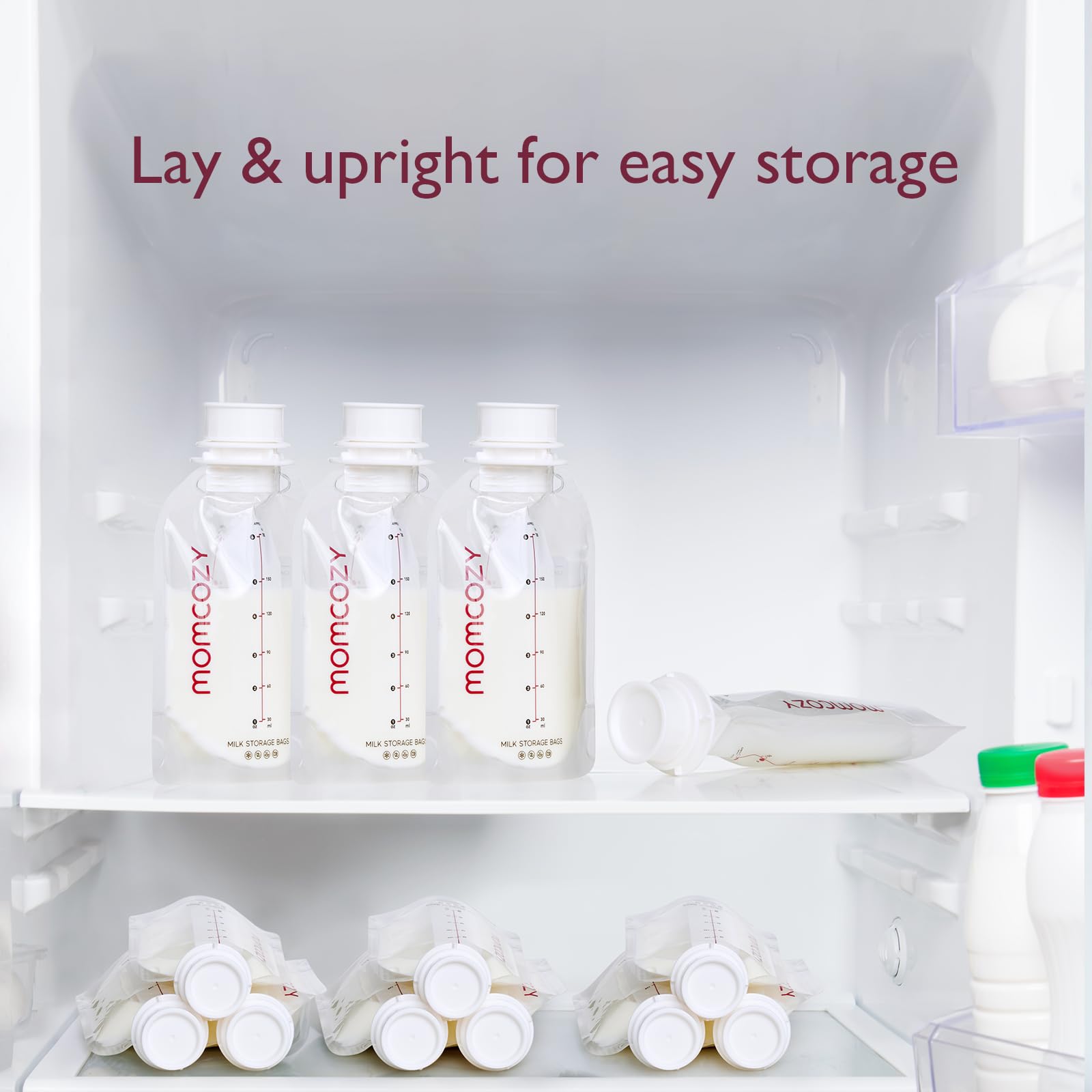 Momcozy easy-transfer design prevents messy bottle refilling during care routines.