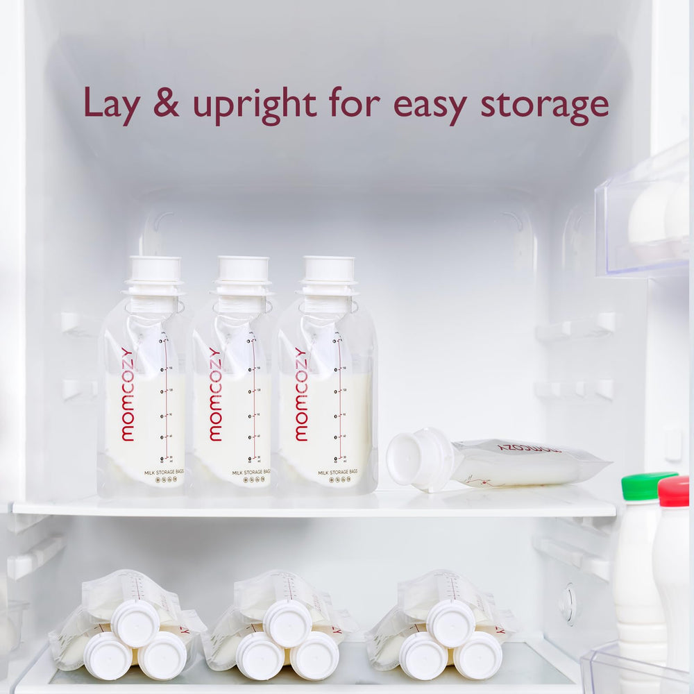 Momcozy easy-transfer design prevents messy bottle refilling during care routines.