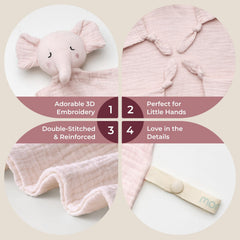 Momcozy Elephant Lovey gift box ready-to-gift packaging