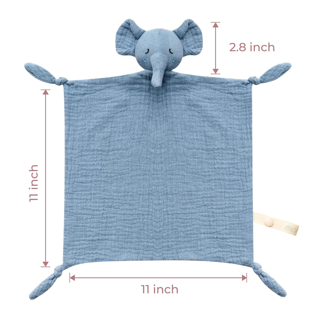 Nursery-ready Momcozy Elephant Lovey suited for playtime and sleep routines