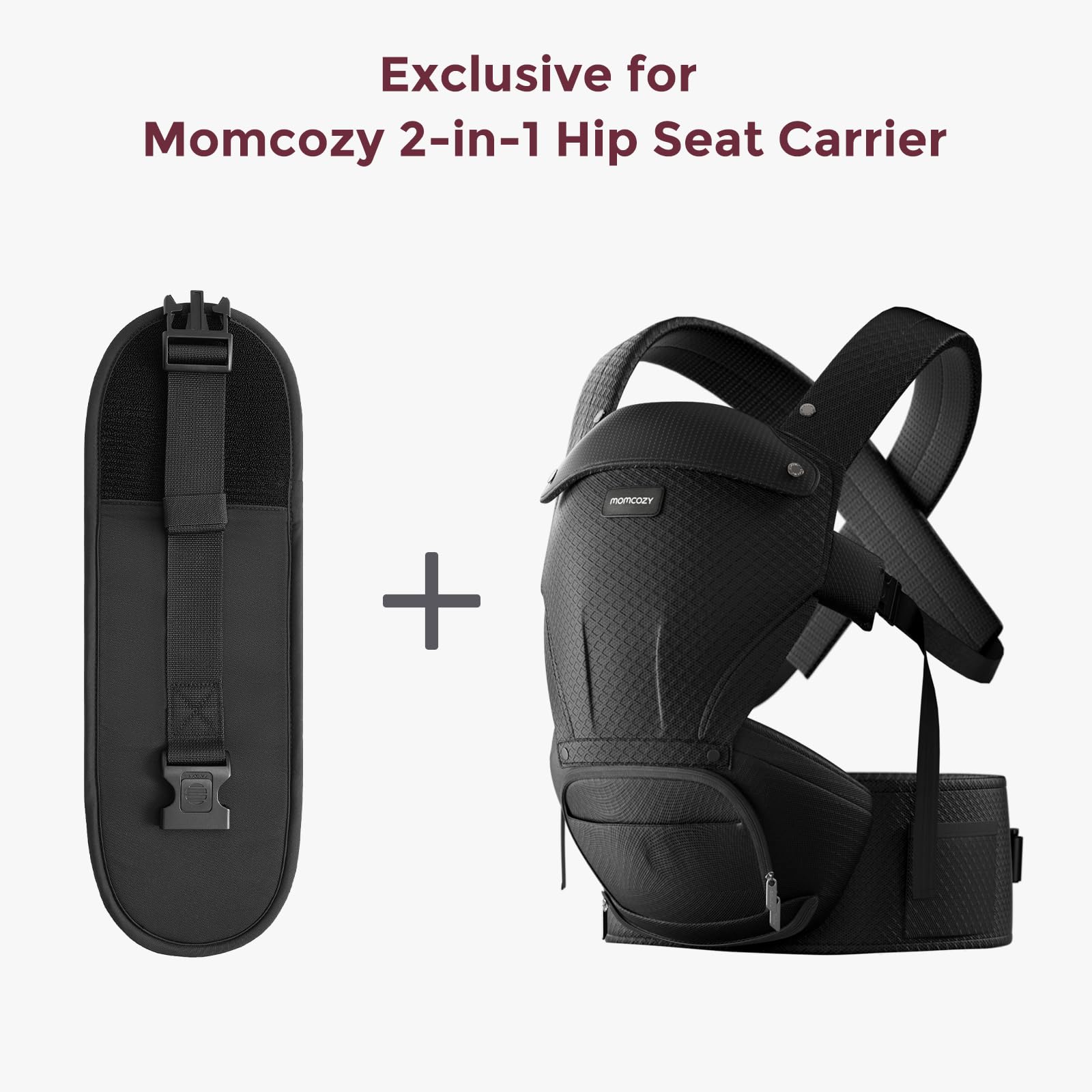 Momcozy extended waistband to 61 inches offers extra room for plus-size parents