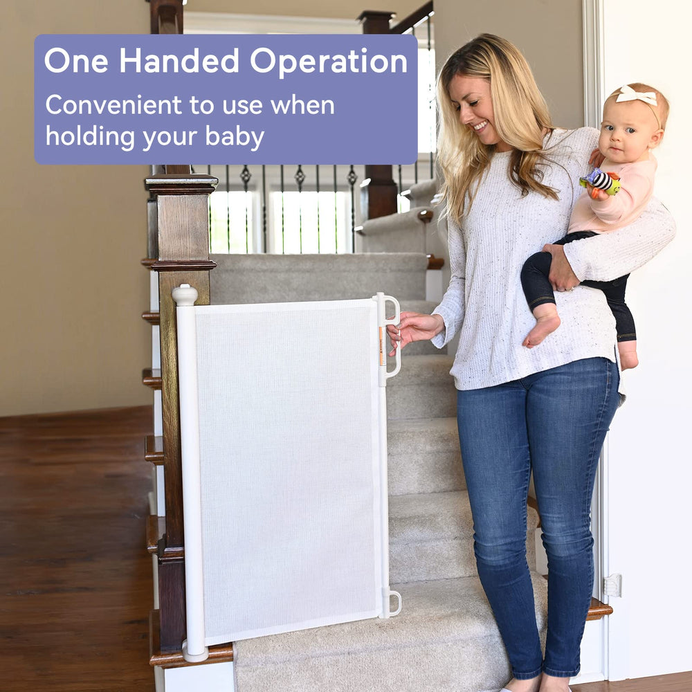 Momcozy extra-wide 71-inch span ideal for wide doorways.