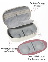 Momcozy five-mesh-pocket organizer neatly stores pumps and accessories