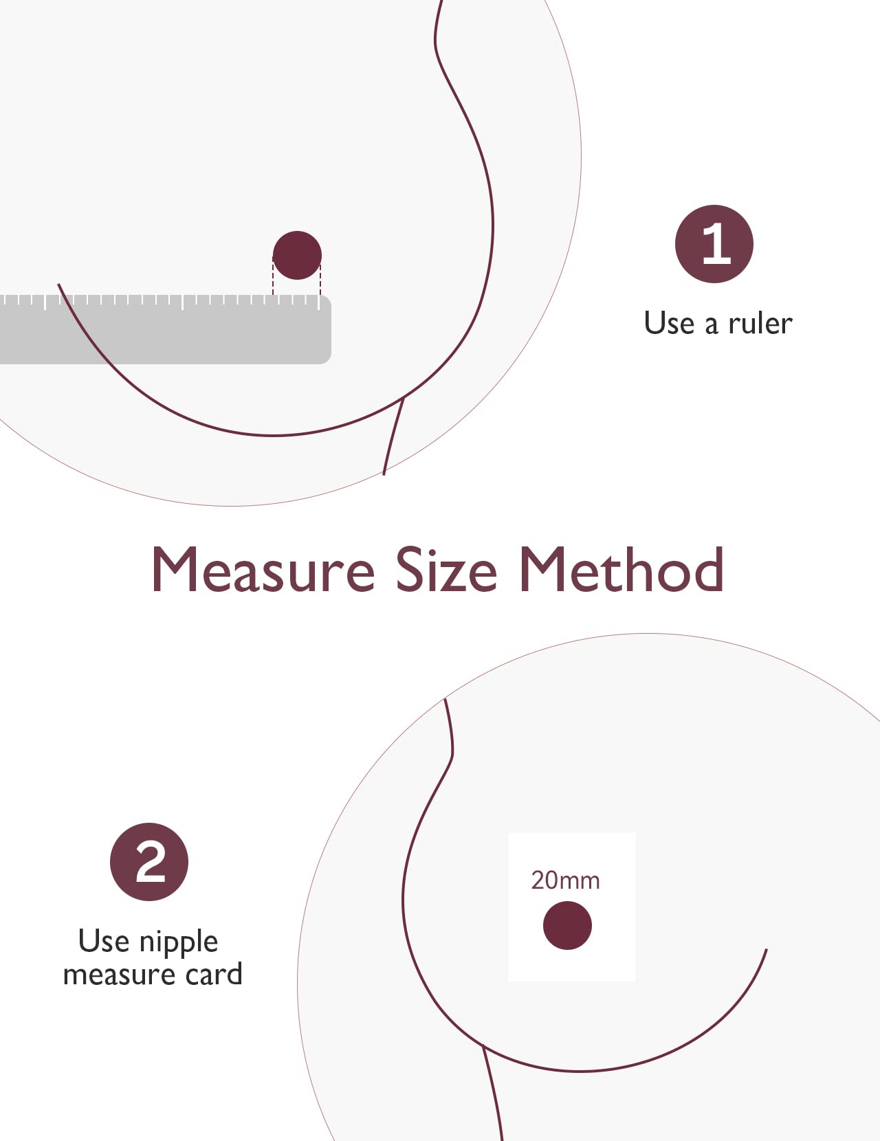 Momcozy flange 27mm shown with bottle connection for stability.