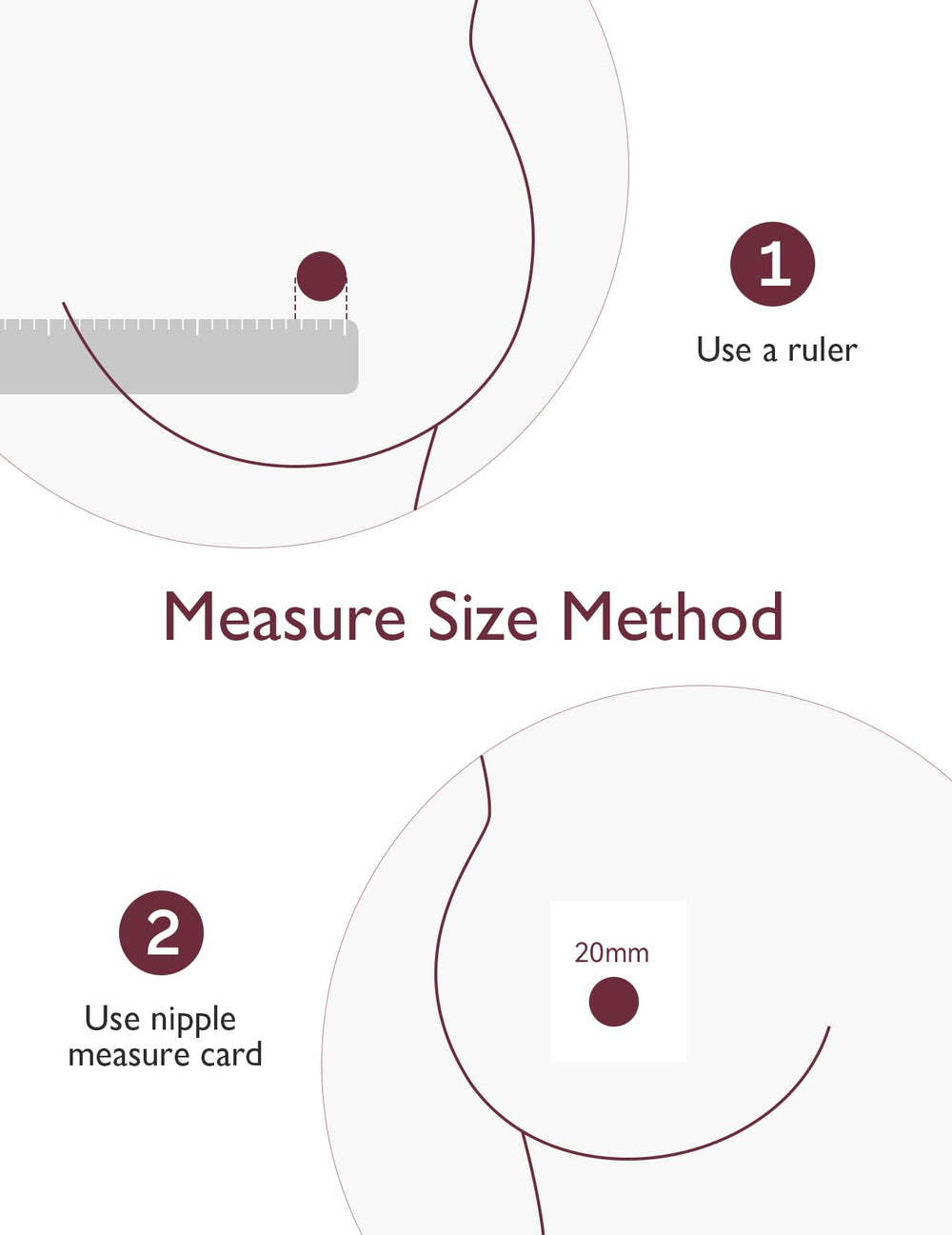 In-use shot of Momcozy flange insert during pumping session.