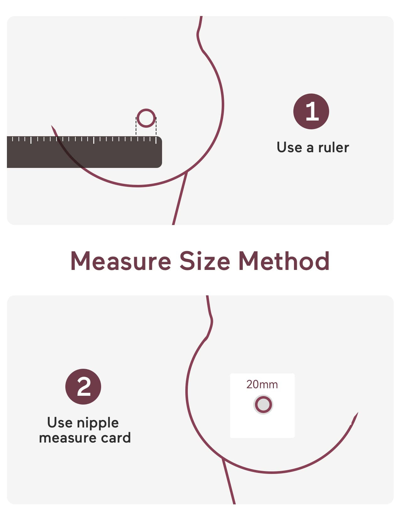Guidance on choosing the right Momcozy flange size