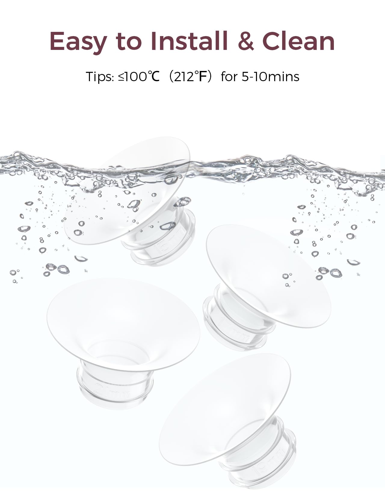 Momcozy four-pack replacement inserts for ongoing pumping needs.