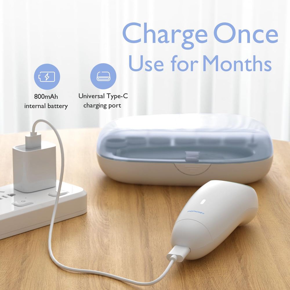 Momcozy Four-gear Grinding Settings for tailored nail care