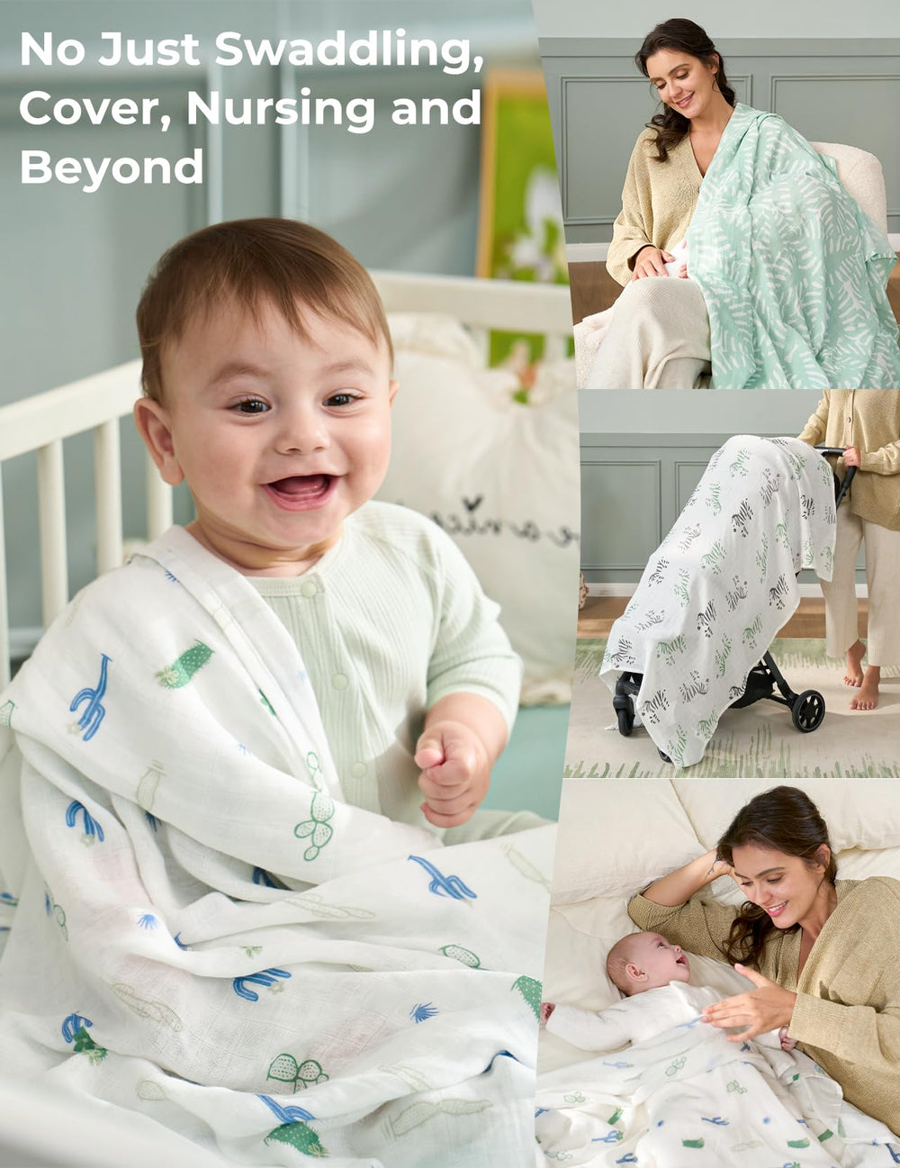 Momcozy Gift-Ready Swaddle, ideal present for new parents.