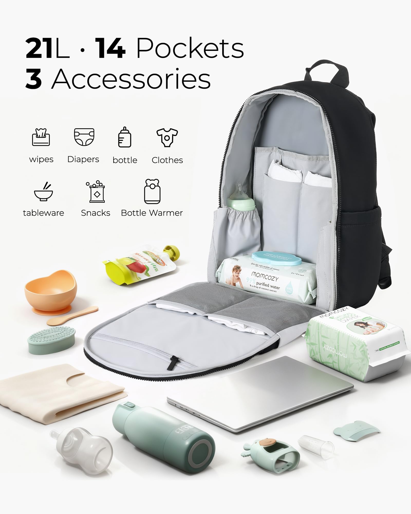 Momcozy GoEase structured design preserves shape for easy access