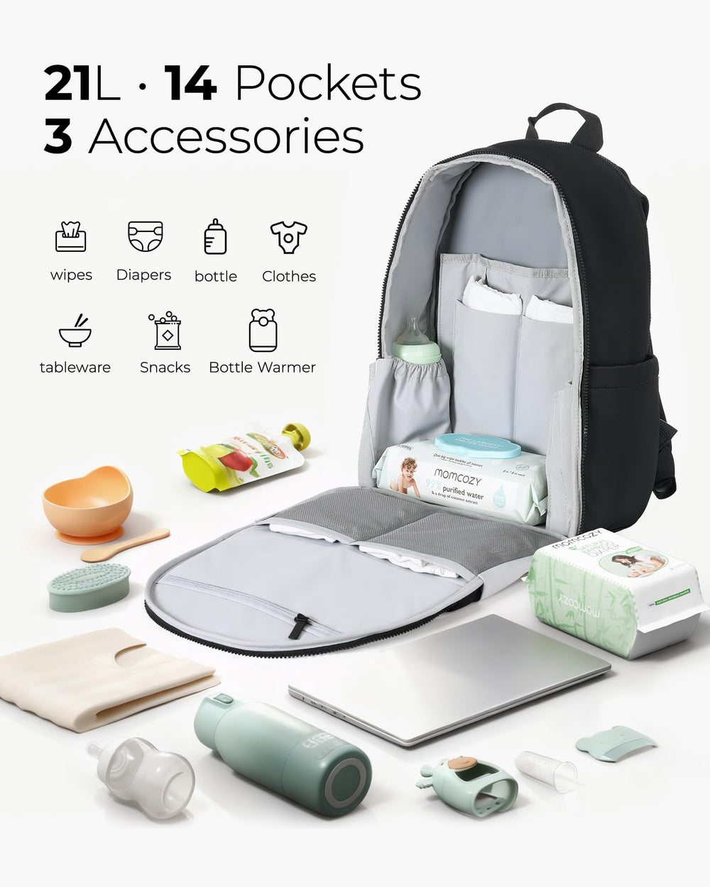 Momcozy GoEase structured design preserves shape for easy access