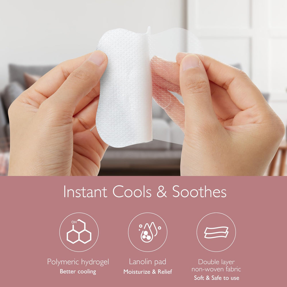 Momcozy lanolin-infused pads soothe skin while nursing