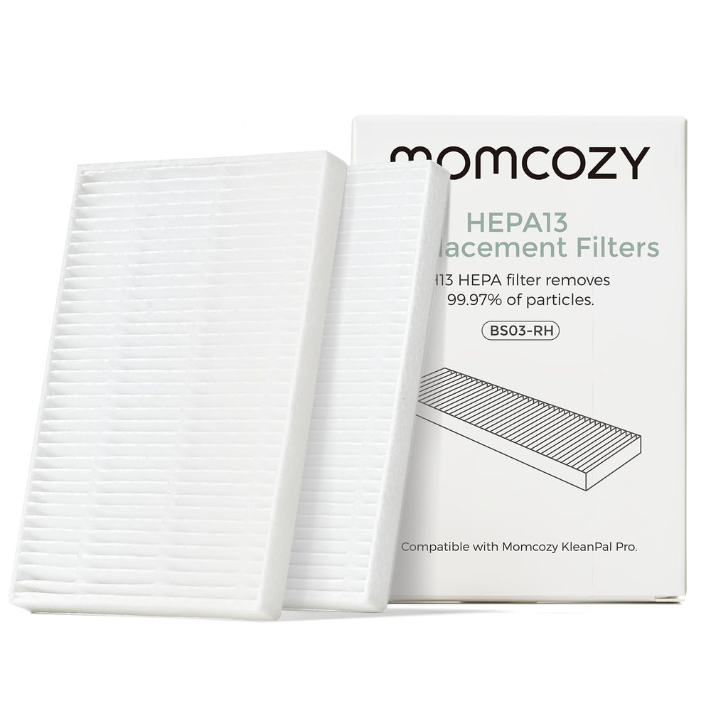 Momcozy KleanPal Pro air filter 2-pack for cleaner bottle washing.