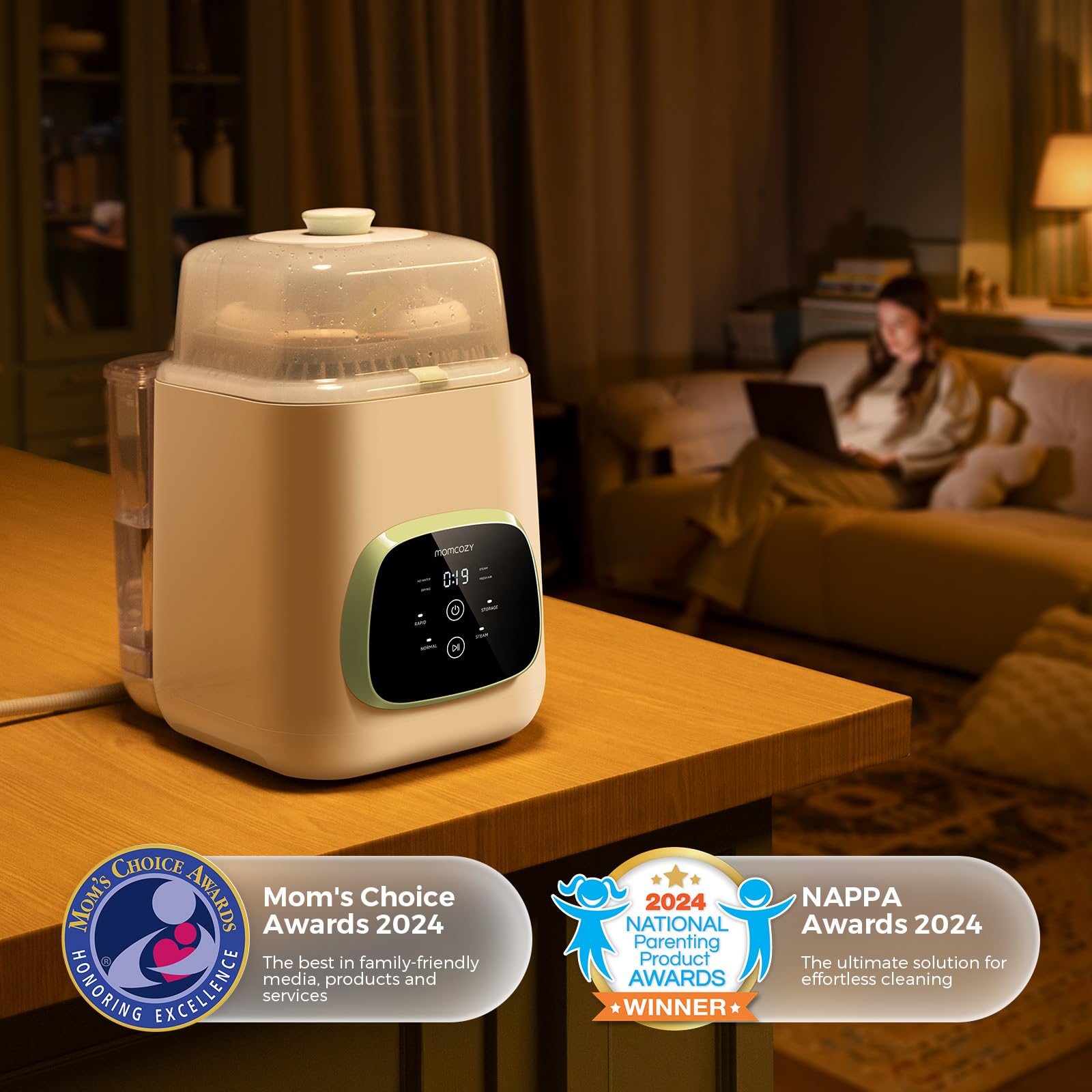 Momcozy KleanPal Pro included-tablets simplify maintenance