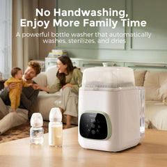 Momcozy KleanPal Pro sterilize-dry-cycle shows steam sterilization for baby gear